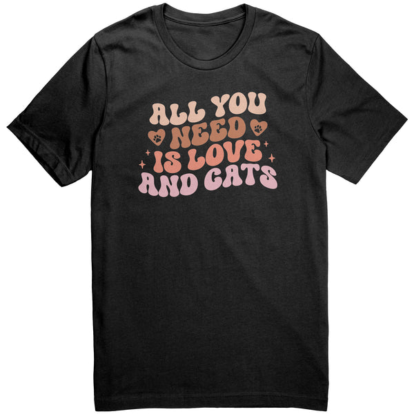 All You Need Is Love And Cats T-shirt