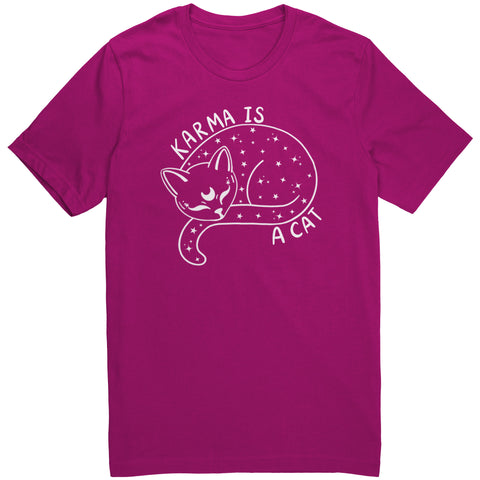 Karma Is A Cat T-shirt