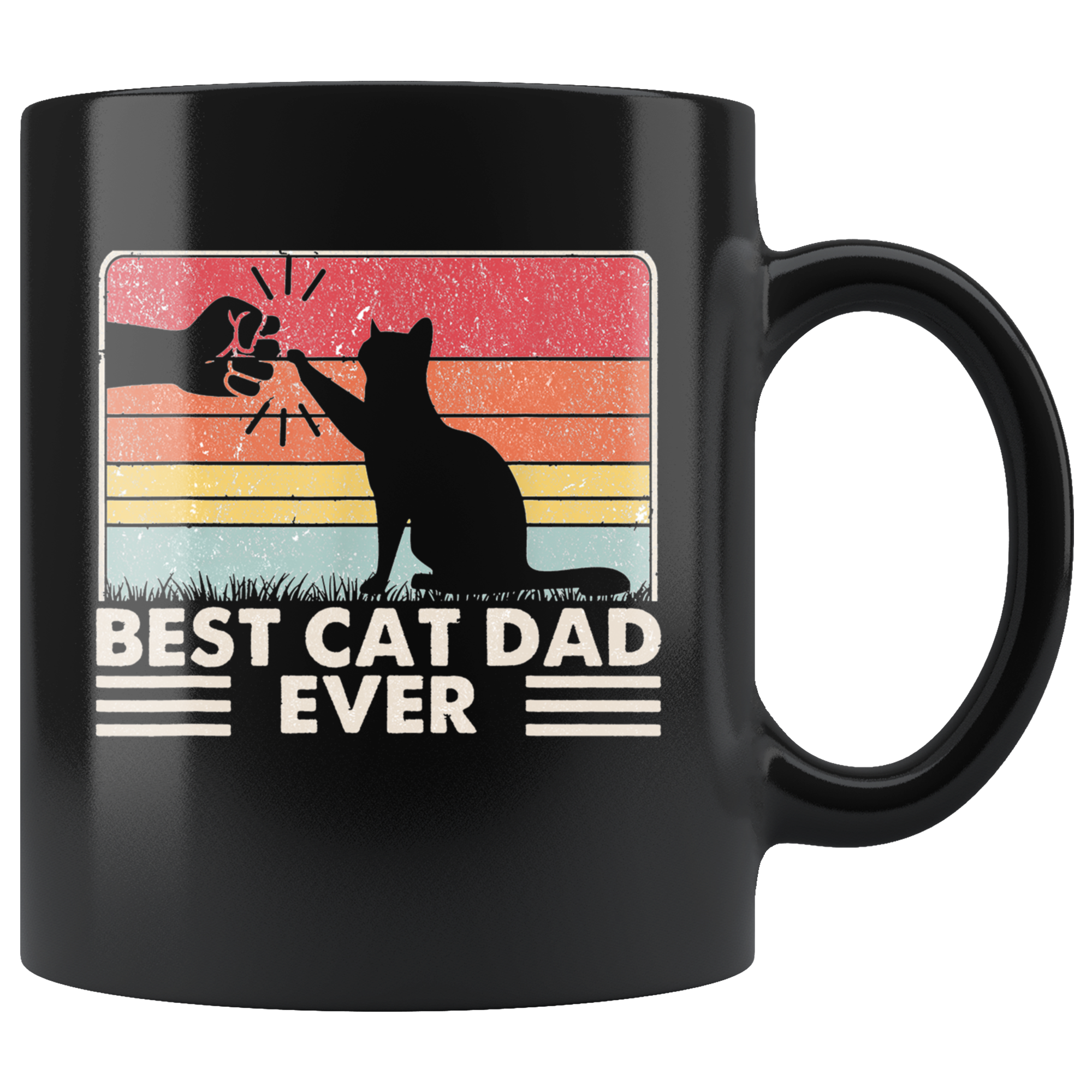Best Cat Dad Ever Mug 