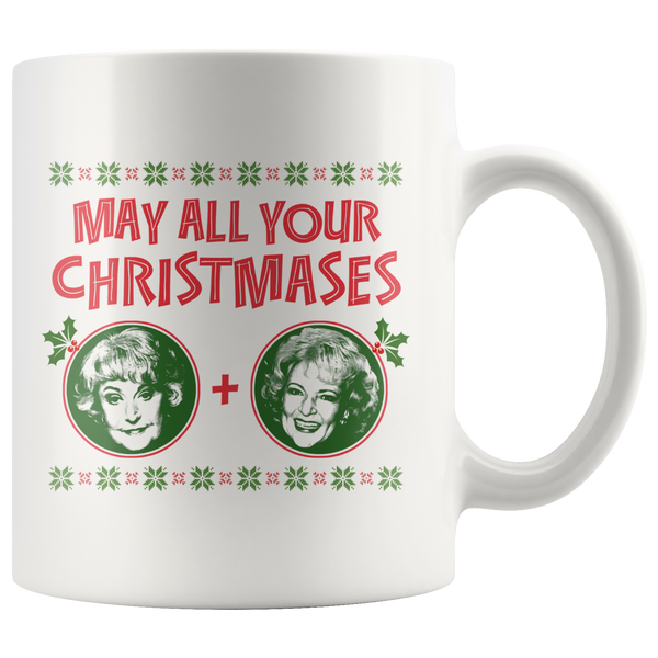 Golden Girls May All Your Christmases Bea White Mug