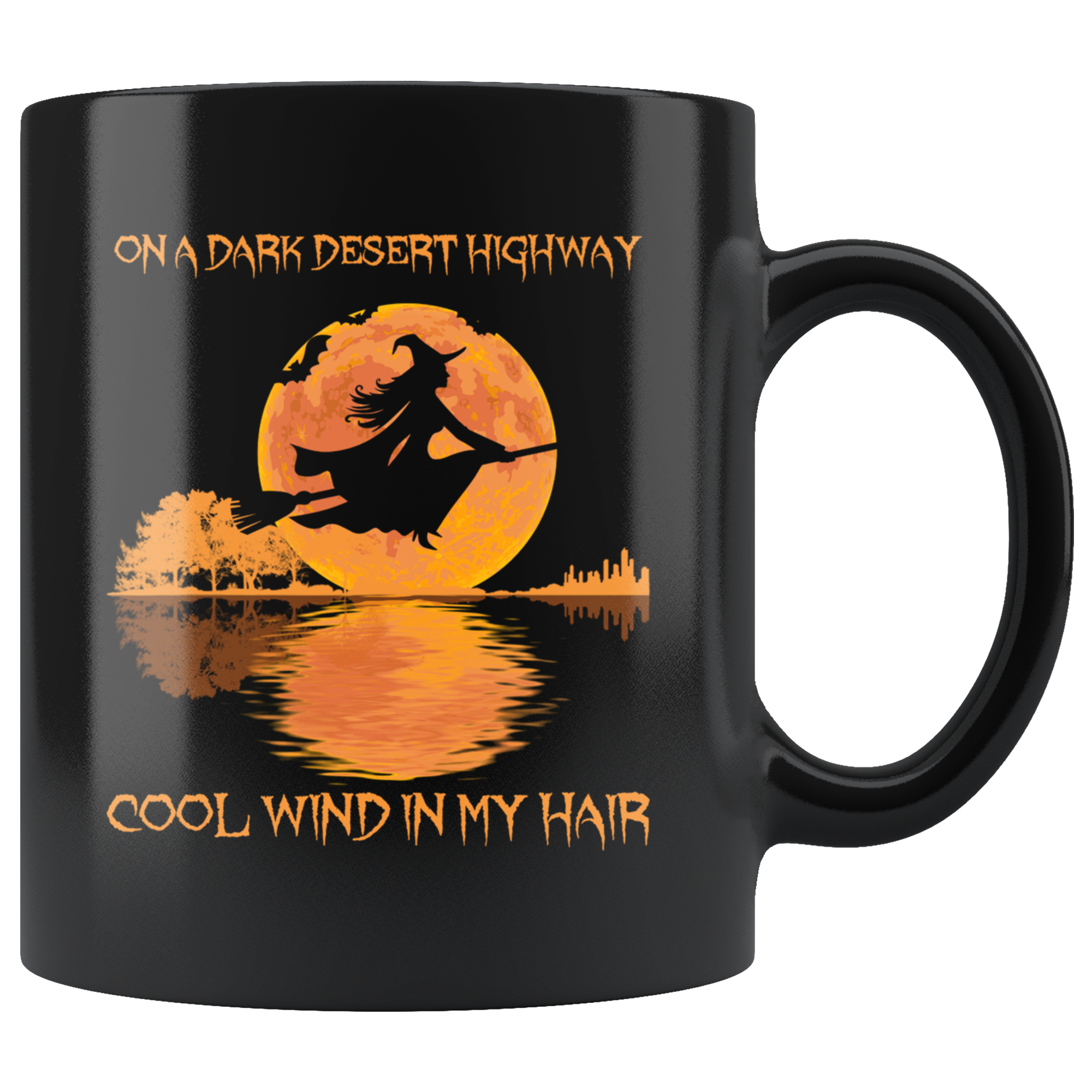 On A Dark Desert Highway Mug