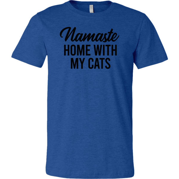 Namaste Home With My Cats T-shirt