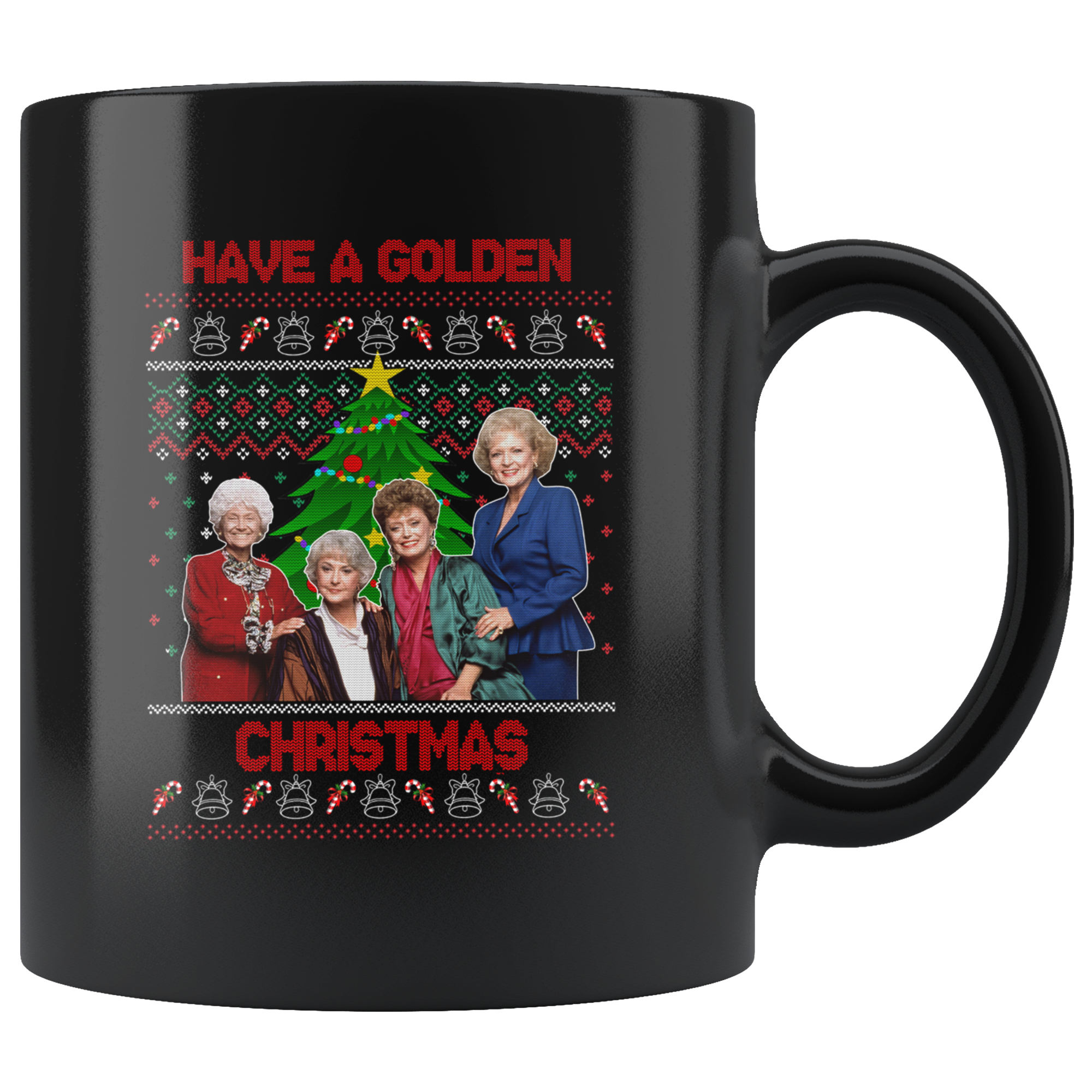 Golden Girls Have A Golden Christmas Mug