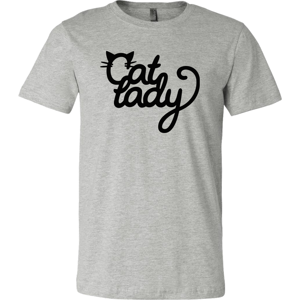 Cat Lady T-shirt with cat ears, whiskers, and tail
